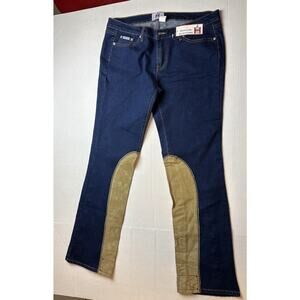 High Line Outfitters Women’s Concho Buffalo Button Western Jeans Bootcut Size 32
